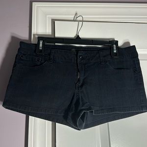 Forever 21 black jean shorts